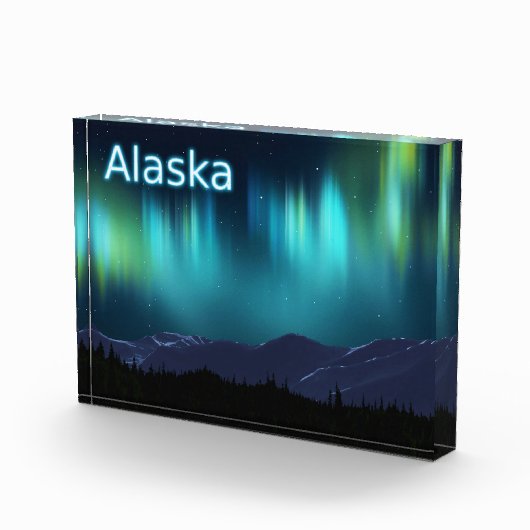 Aurora Borealis - Nordlichter Fotoblock (Rechts)