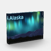 Aurora Borealis - Nordlichter Fotoblock (Links)