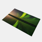 Aurora Borealis Nordlichter Island Fußmatte (Schrägansicht)