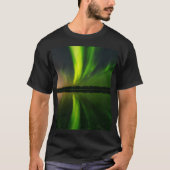 Aurora Borealis Nordlichter Island T-Shirt (Vorderseite)