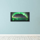 Aurora Borealis - Nordlichter Leinwanddruck (Insitu (Holzboden))