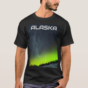 Aurora Borealis Nordlichter Norwegen Arktis T-Shir T-Shirt