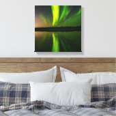 Aurora Borealis Nordlichter Norwegen Leinwanddruck (Insitu (Schlafzimmer))