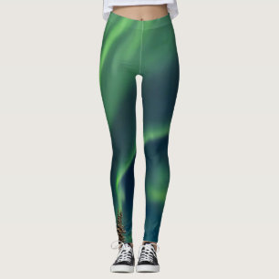 Aurora Borealis Nordlichter Wintersterne Leggings