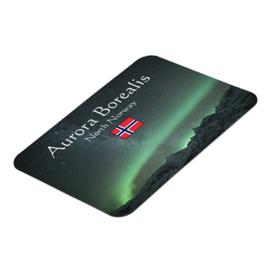 Aurora Borealis North Norwegen Souvenir Magnet (Linke Seite)