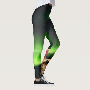 Aurora Borealis Northern Light Ilulissat Grönland Leggings