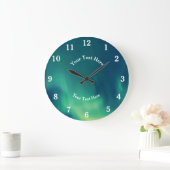 Aurora Borealis Northern Lights Alaska Arktis Große Wanduhr (Zuhause)