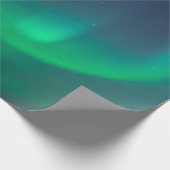 Aurora Borealis Northern Lights Alaska Sky Geschenkpapier (Ecke)