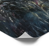 Aurora Borealis Northern Lights Art Print Poster (Ecke)