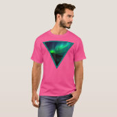 Aurora Borealis Northern Lights Astronomie T-Shirt (Vorne ganz)