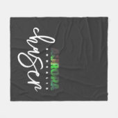 Aurora Borealis (Northern Lights) Chaser Fleecedecke (Vorderseite (Horizontal))