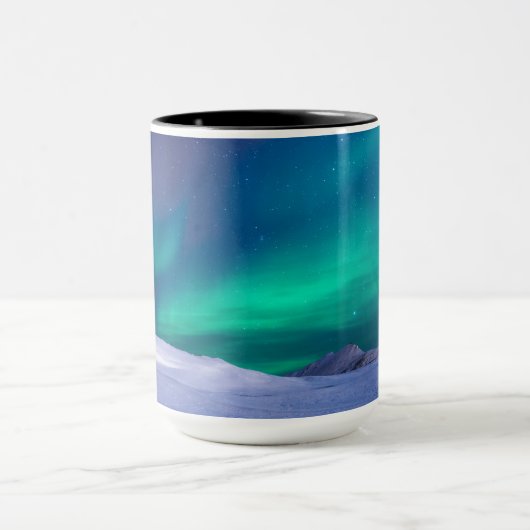 Aurora Borealis Northern Lights Destiny's Destiny Tasse (Zentrum)