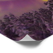 Aurora Borealis Northern Lights Fairbanks Alaska Poster (Ecke)