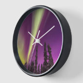 Aurora Borealis Northern Lights Fairbanks Alaska Uhr (Winkel)