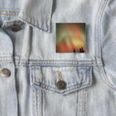 Aurora Borealis, Northern Lights, Fairbanks Button (Beispiel)