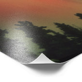 Aurora Borealis, Northern Lights, Fairbanks Fotodruck (Ecke)