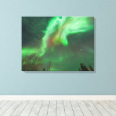 Aurora Borealis Northern Lights | Fairbanks Leinwanddruck (Insitu (Holzboden))