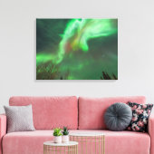 Aurora Borealis Northern Lights | Fairbanks Leinwanddruck (Insitu (Wohnzimmer))