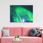 Aurora Borealis Northern Lights | Fairbanks Leinwanddruck (Insitu (Wohnzimmer))