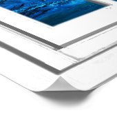 Aurora Borealis Northern Lights Fake Art Poster (Ecke)