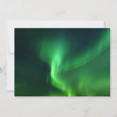 Aurora Borealis Northern Lights Foto Hochzeit Save The Date (Rückseite)