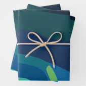 Aurora Borealis Northern Lights Geschenkpapier Set (Beispiel)