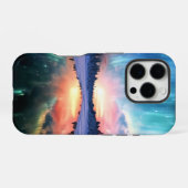 Aurora Borealis, Northern Lights, iPhone Hülle (Rückseite (Horizontal))