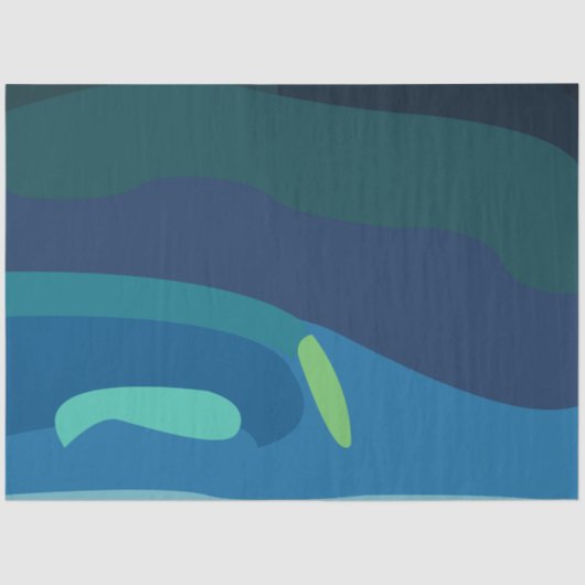 Aurora Borealis Northern Lights Seidenpapier (Vorderseite)