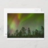 Aurora Borealis Northern Lights Skies Glow Sparkon Postkarte (Vorne/Hinten)