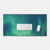 Aurora Borealis Northern Lights Sky Winter Schreibtischunterlage (Tastatur & Maus)