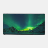 Aurora Borealis Northern Lights Sky Winter Schreibtischunterlage (Vorderseite)