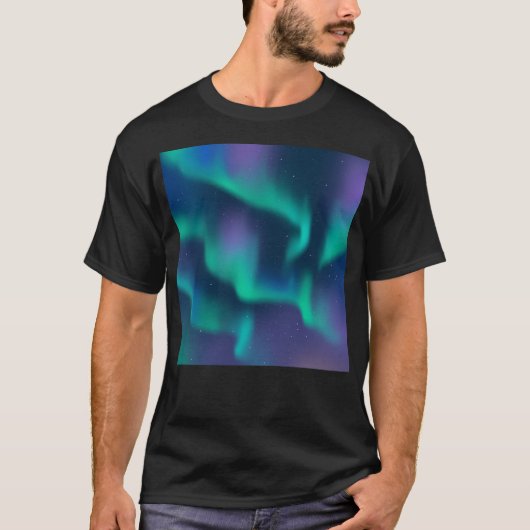 Aurora Borealis Northern Lights T-Shirt (Vorderseite)