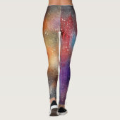 Aurora Borealis Northern Lights & Trees Leggings (Rückseite)