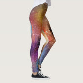 Aurora Borealis Northern Lights & Trees Leggings (Rechts)