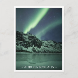 Aurora Borealis Norway Postkarte
