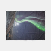 Aurora Borealis Norwegen Fleecedecke (Vorderseite (Horizontal))