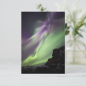 Aurora Borealis Norwegen Karte (Stehend Vorderseite)