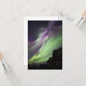 Aurora Borealis Norwegen Karte (Vorderseite/Rückseite Beispiel)