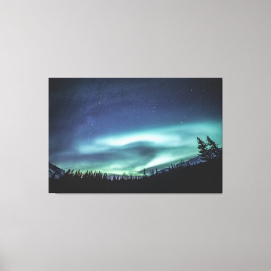 Aurora Borealis Norwegen Leinwanddruck (Vorderseite)
