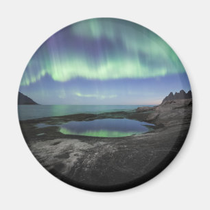 Aurora Borealis Norwegen Magnet