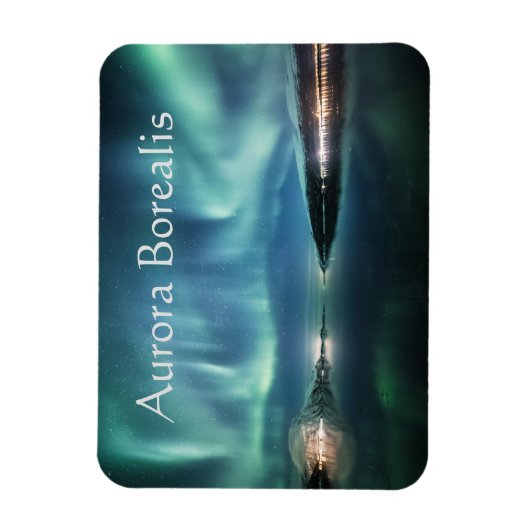 Aurora Borealis Norwegen Magnet (Vertikal)