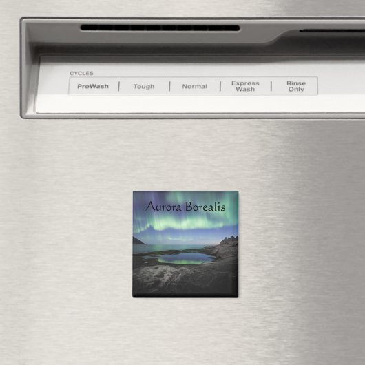 Aurora Borealis Norwegen Magnet (In Situ (Geschirrspüler))
