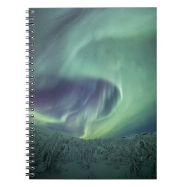 Aurora Borealis Norwegen Notizblock