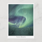 Aurora Borealis Norwegen Postkarte (Vorderseite)