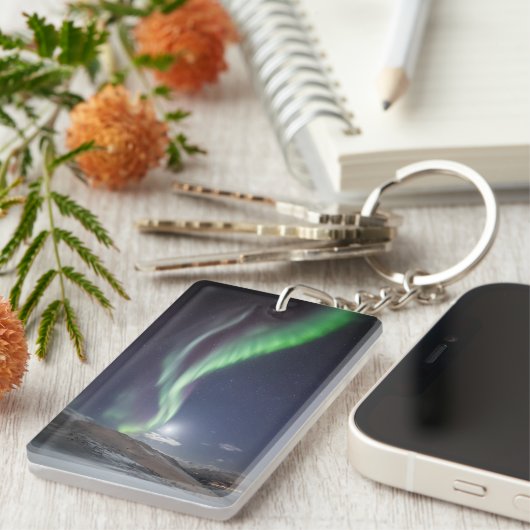 Aurora Borealis Norwegen Schlüsselanhänger (Vorderseite rechts)