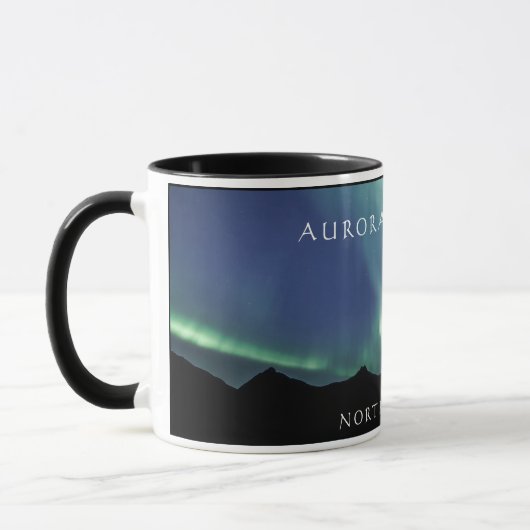 Aurora Borealis Norwegen Tasse (Links)