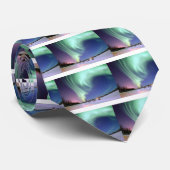 Aurora Borealis oder Nordlichter, Alaska Krawatte (Gerollt)