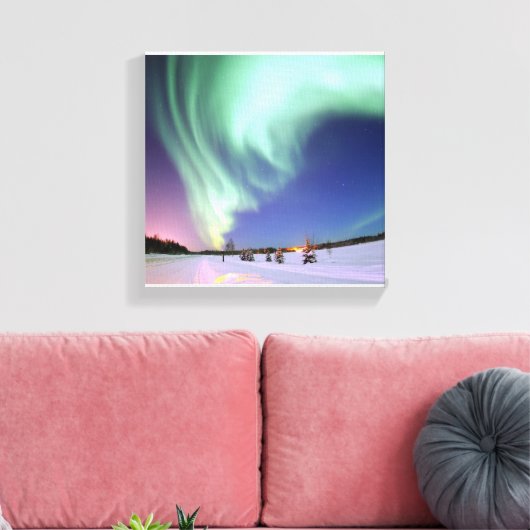 Aurora Borealis oder Northern Lights, Alaska Leinwanddruck (Insitu (Wohnzimmer))