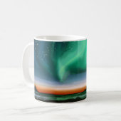 Aurora Borealis - Ölgemälde Kaffeetasse (Vorderseite Links)