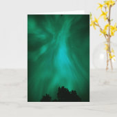 Aurora Borealis | Ontario, Kanada Karte (Gelbe Blume)